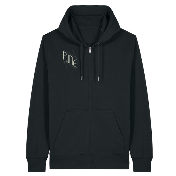 Hoodie met rits - opdruk natuur  Thumbnail