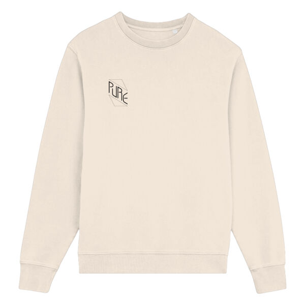 Sweater - opdruk in zwart  Thumbnail